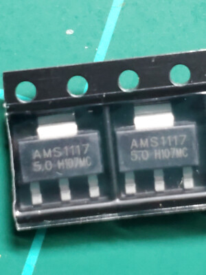 5x - 5PCS 5v voltage regulator SMD SMT PCB Surface Mount New AMS1117 SOT223