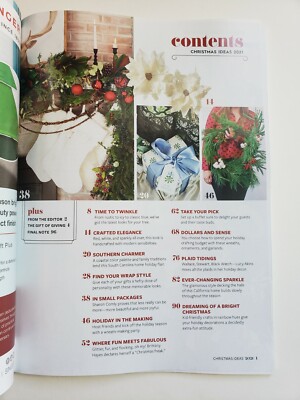 Better Homes & Gardens Christmas Ideas December 2021 Magazine Get Crafty Create