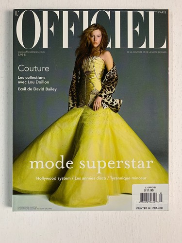 女性情報誌 L'OFFICIEL France June/July 2019 Discover L'Officiel Paris - French Vintage Fashion & Couture