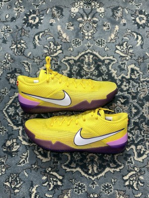 Size 11.5 - Kobe Ad NXT 360 Yellow And Purple Multicolor Strike