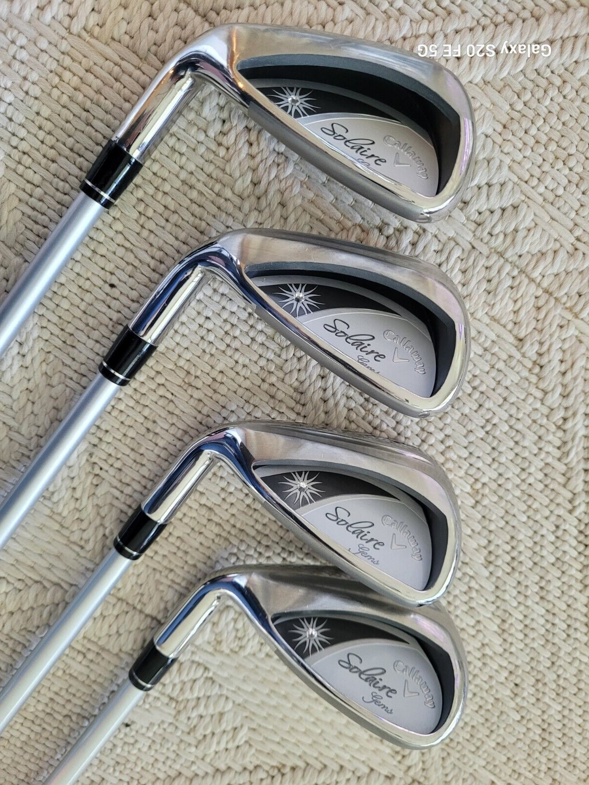 Callaway Solaire Gems Iron Set 8-PW+SW 45g Ladies Graphite Womens LH