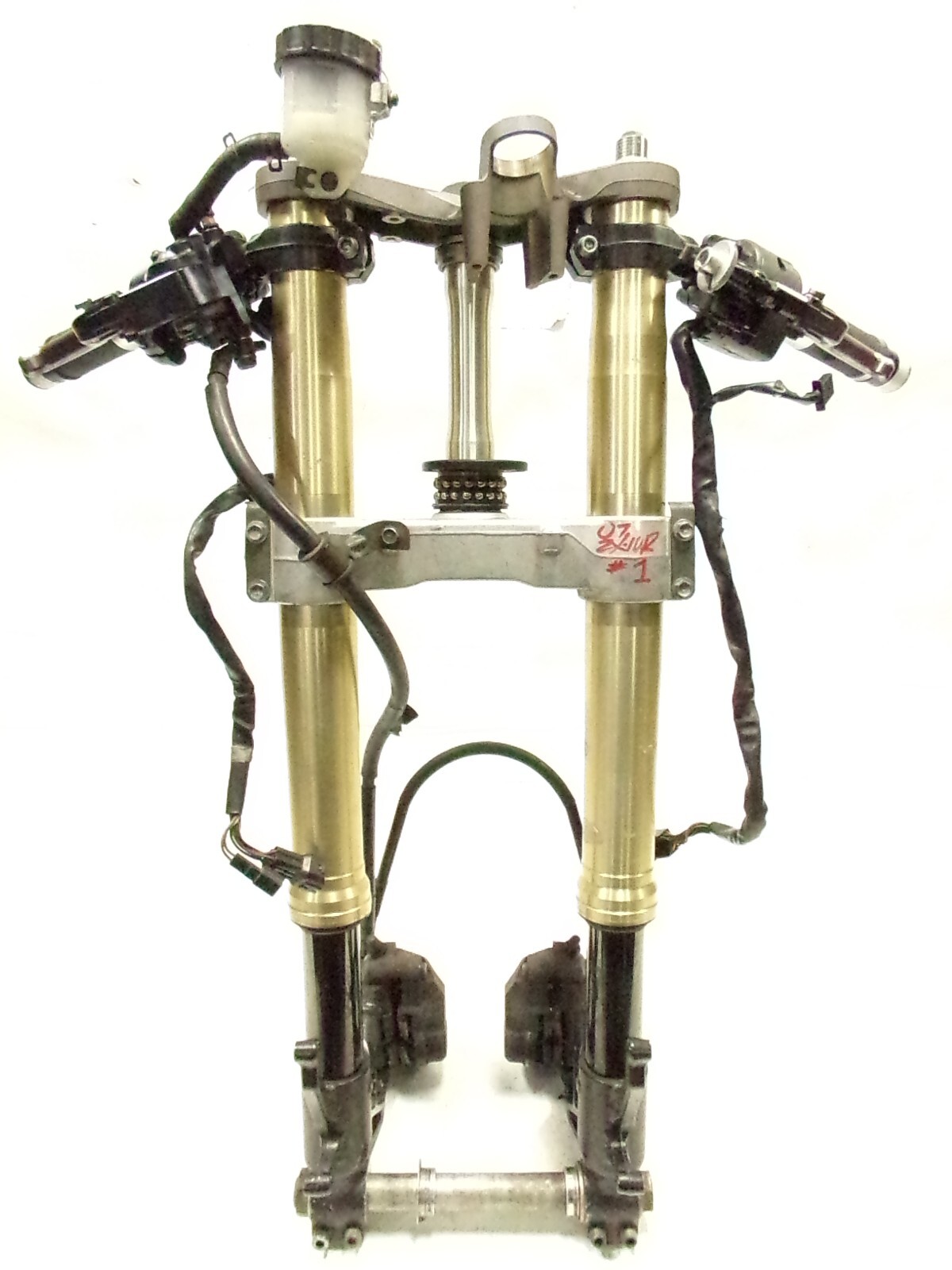 06 07 KAWASAKI NINJA ZX-10R ZX10 ZX10R front forks 06 07 KAWASAKI NINJA ZX-10R ZX10 ZX10R front forks