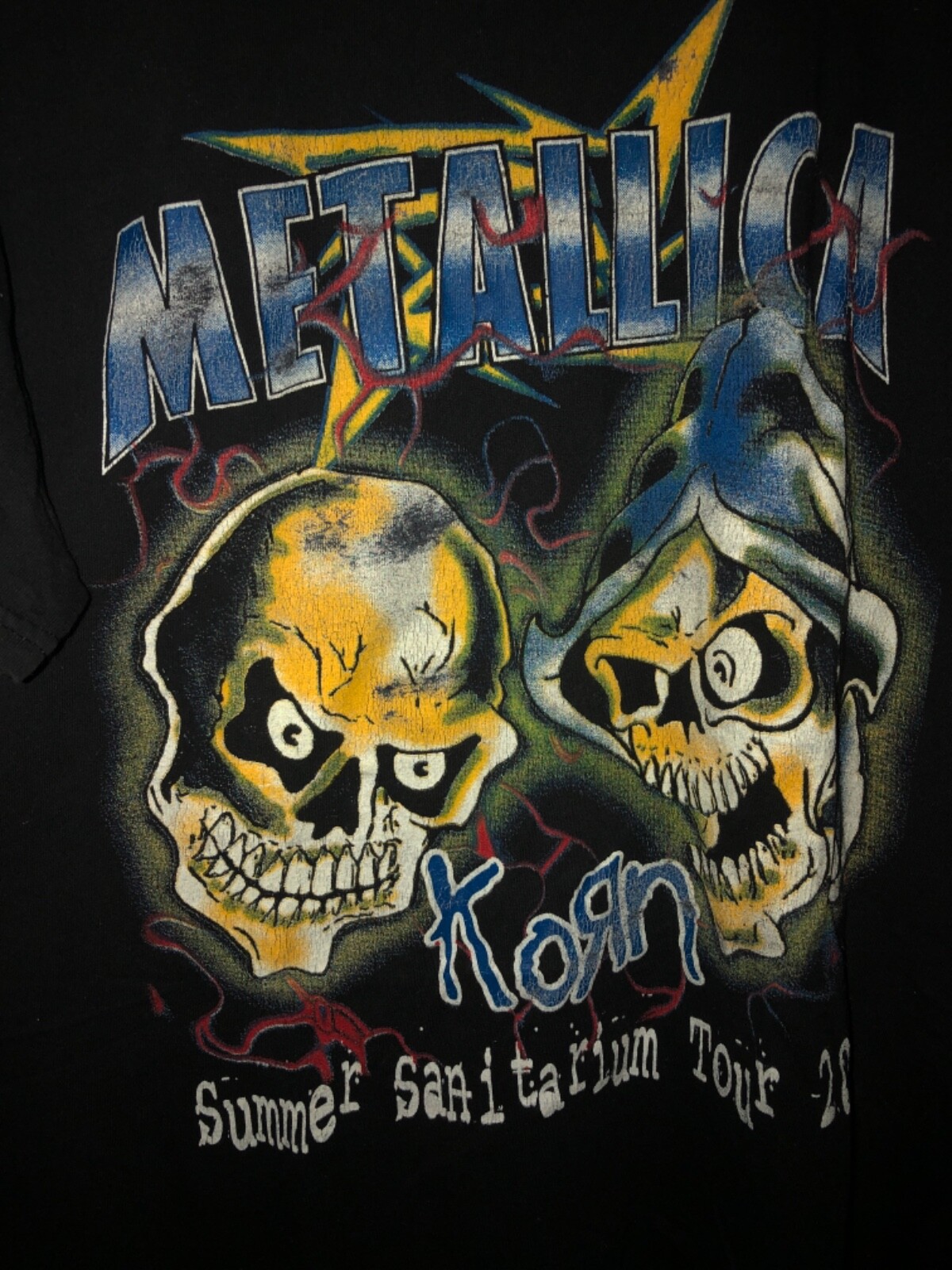 llica Summer Tour '2000 Tシャツ XL Metallica Sanitarium Tour 2000 XXL Vintage Concert Shirt | eBay