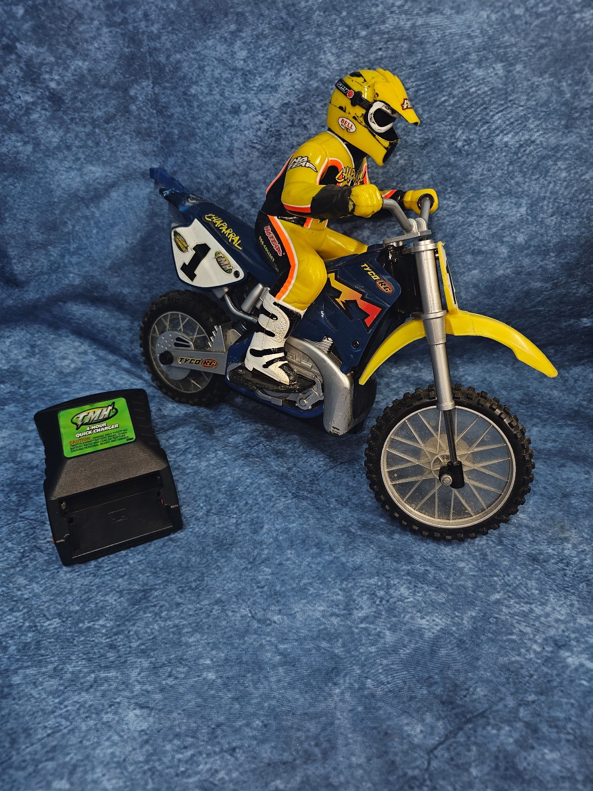Tyco RC XTreme Cycle Jeremy McGrath Dirt Bike No Remote parts TMH