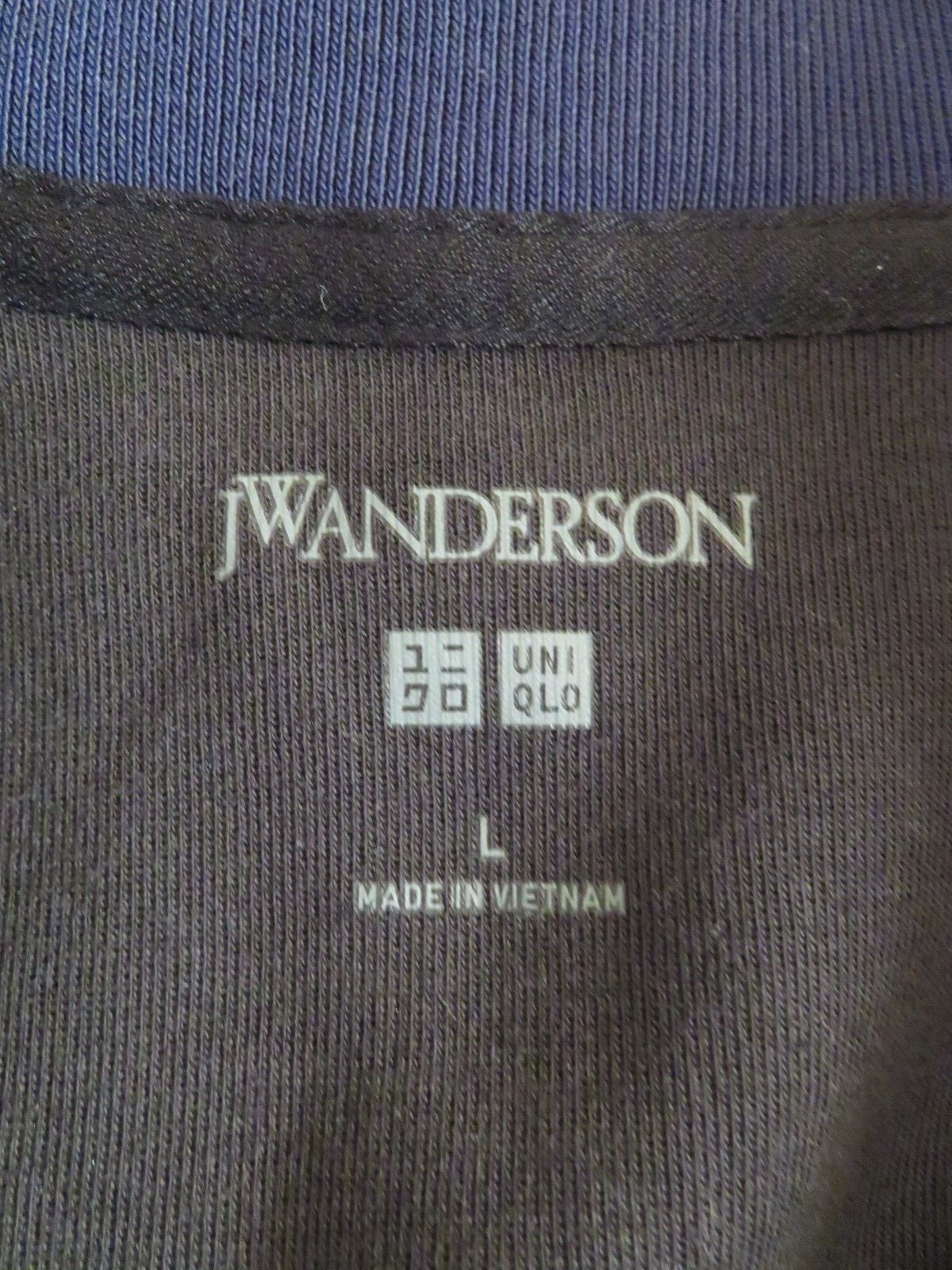 JW Anderson Uniqlo Men Track Jacket Navy