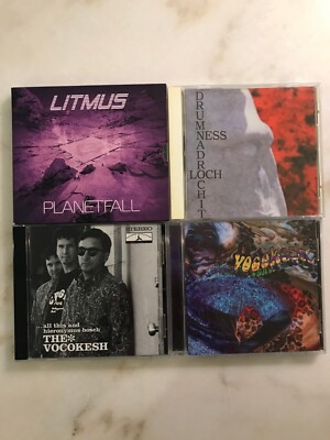 Lot of 4 obscure heavy psych prog fuzz guitar CDs Vocokesh Litmus Loch Ness NM!