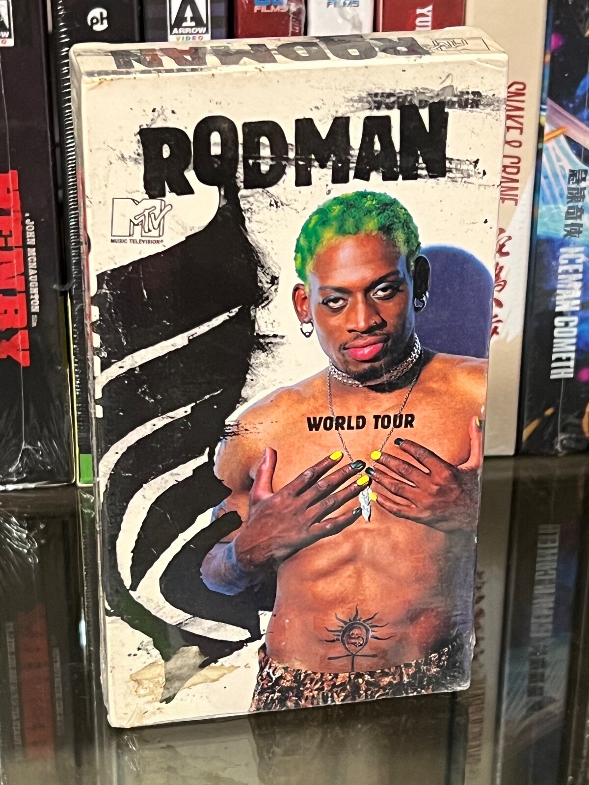 MTV denis rodman1997 world tour デカバッジ　レア Rodman World Tour (VHS) MTV Sony Music Entertainment VHS