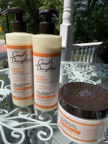 Carols Daughter Coco Creme Curl Quenching Shampoo/conditioner/butter SET