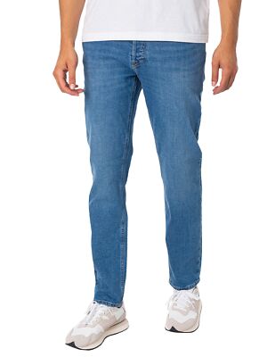 Мужские зауженные джинсы Jack & Jones Mike Original 385, синие