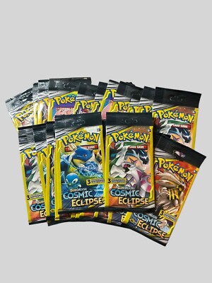 Pokémon Sun & Moon Cosmic Eclipse 3 Card Booster Pack New Sealed