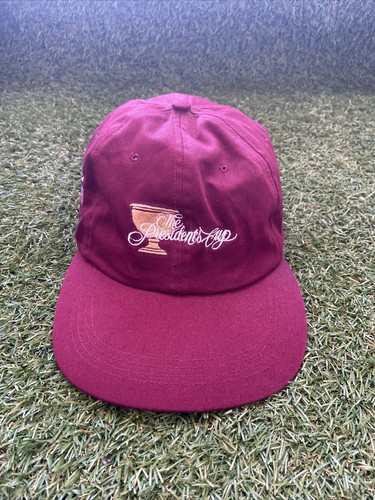 Vintage 2000s The Presidents Cup Golf Hat Script Logo PGA