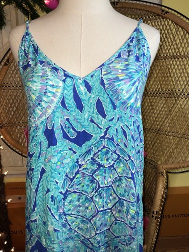 Pre-owned Lilly Pulitzer Allair Maxi Beach Dress Tortuga Time ? Size Xs,s In Multicolor