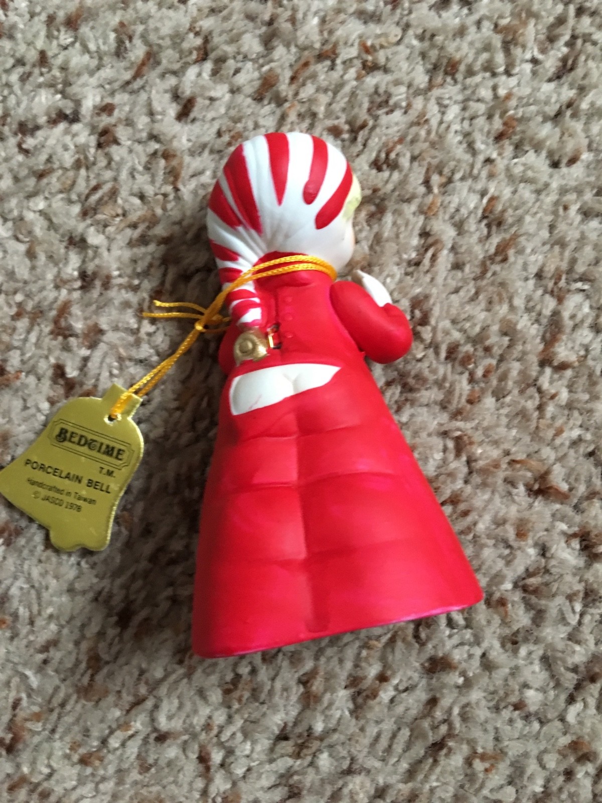 Christmas bell child figure