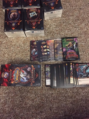 Wow World Of Warcraft Tcg Starter Deck Lot, 5 Unopened And New!