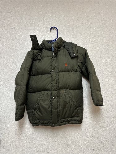 Polo by Ralph Lauren グリーンジャケット 90s POLO SPORT Logo Down Jacket 黄緑 XL ポロスポーツ ダウン