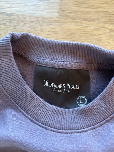 Pre-owned Travis Scott Audemars Piguet Cactus Jack Logo Ii Crewneck Size Large In Purple