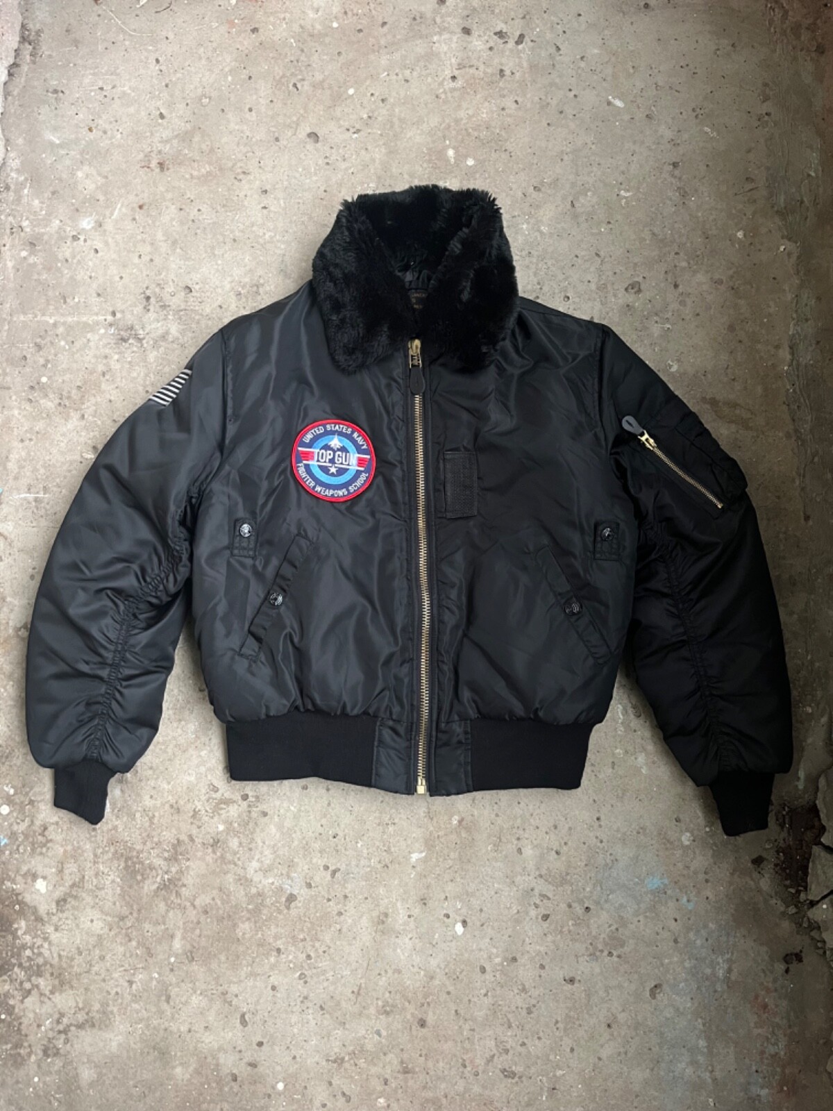 ジャケット・アウター made in O.M.S B-15 miritary JACKET es Original U.S. WWII US Army Air Forces B-15 Intermediate