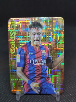 2015-16 Mundicromo Las Fichas Top Gold Star Limited Edition Tetris 14/145 Neymar