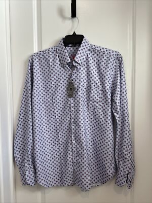 NWT Visconti Back Button Down Shirt LARGE