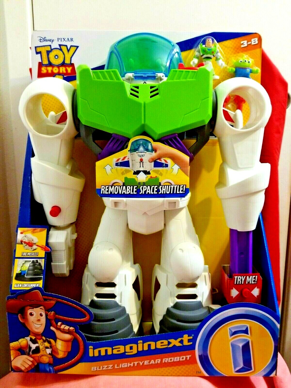 imaginext toy story 4 buzz bot