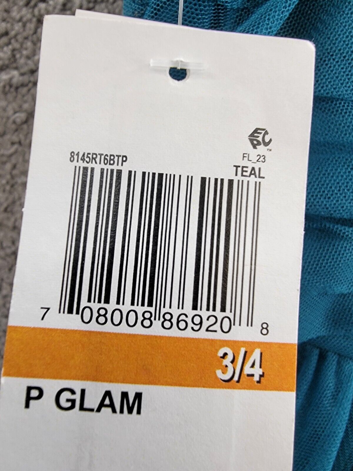 City Studio Flower-Neck Ruched Strapless Ballgown Juniors' 3/4 Teal Back Zip - Picture 15 of 15