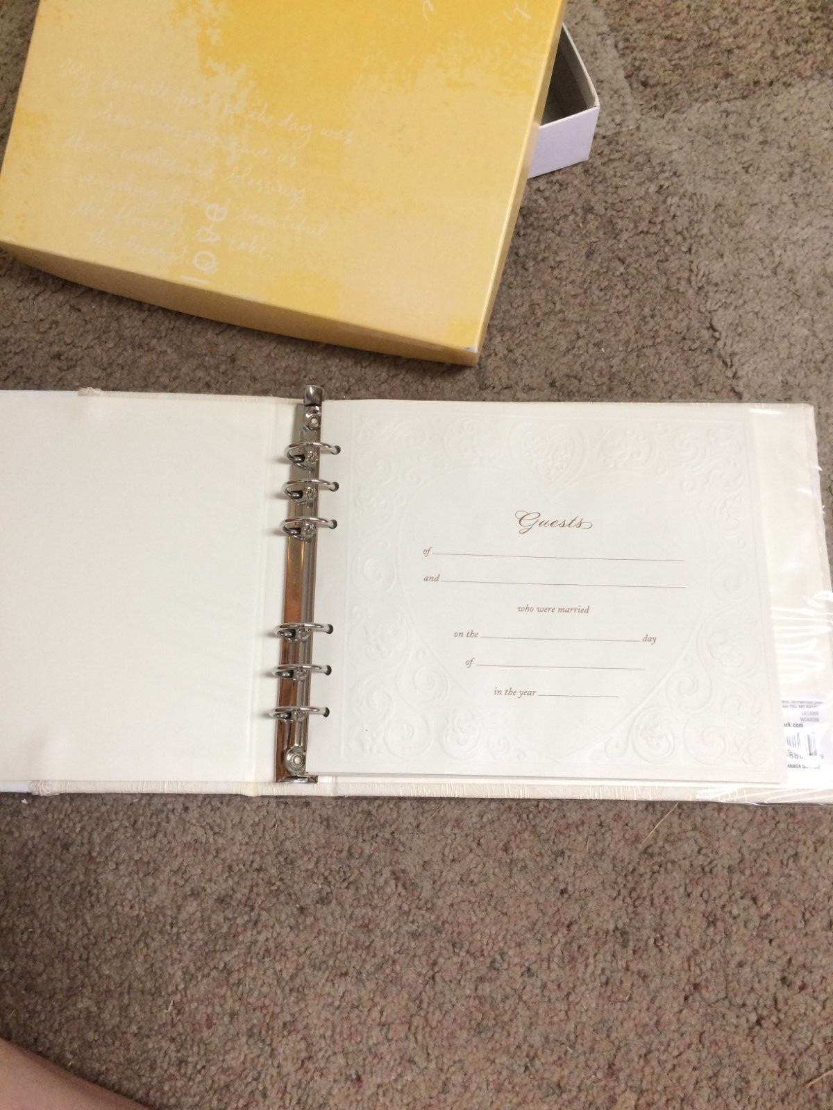 Hallmark Stories Wedding Guest Book and Memory Book lot