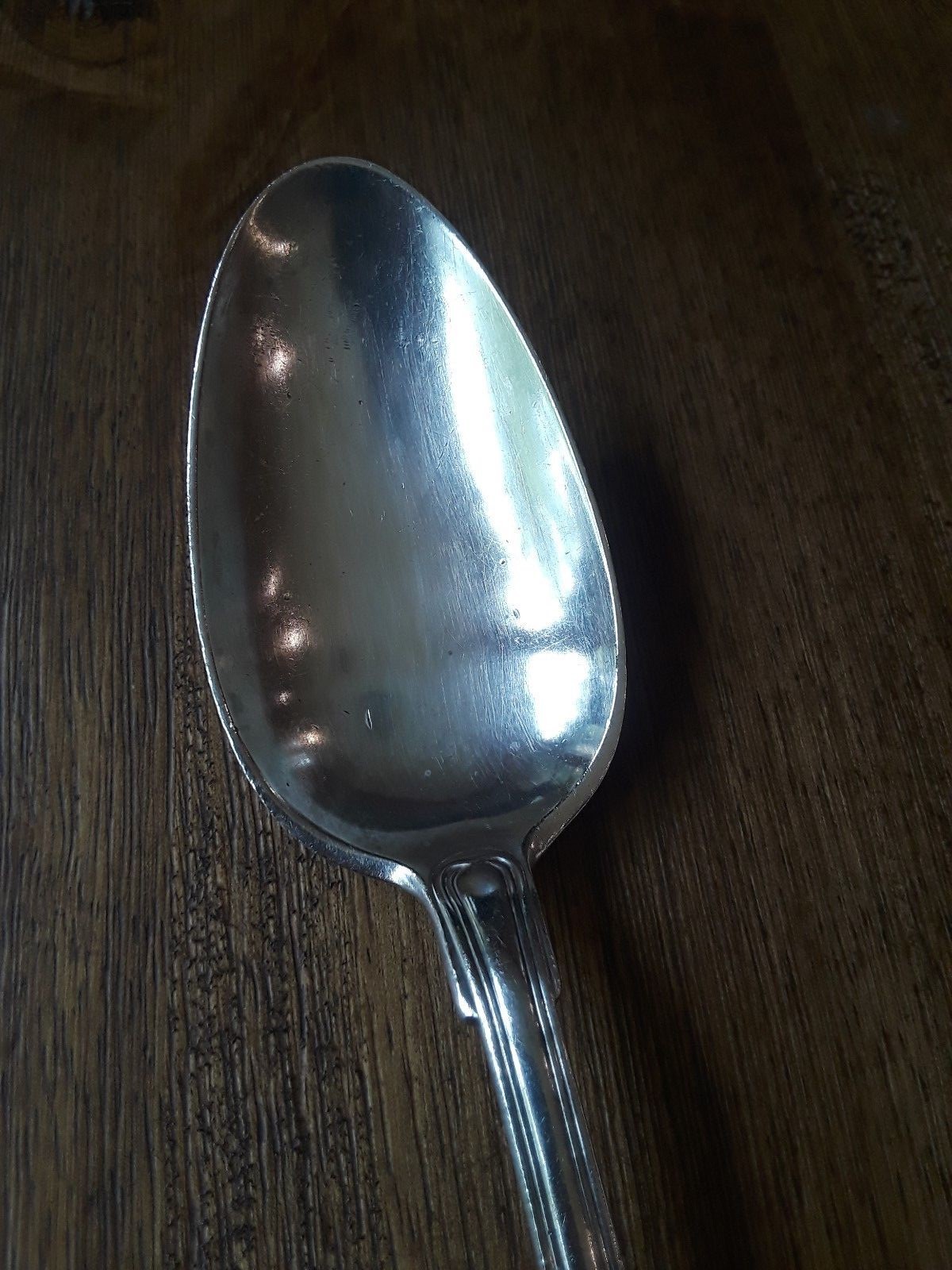 1904 Old French Sterling Tablespoon Heavy Weight Mono B 76 grams