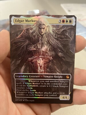 Metal FOIL Commander for MTG - Edgar Markov