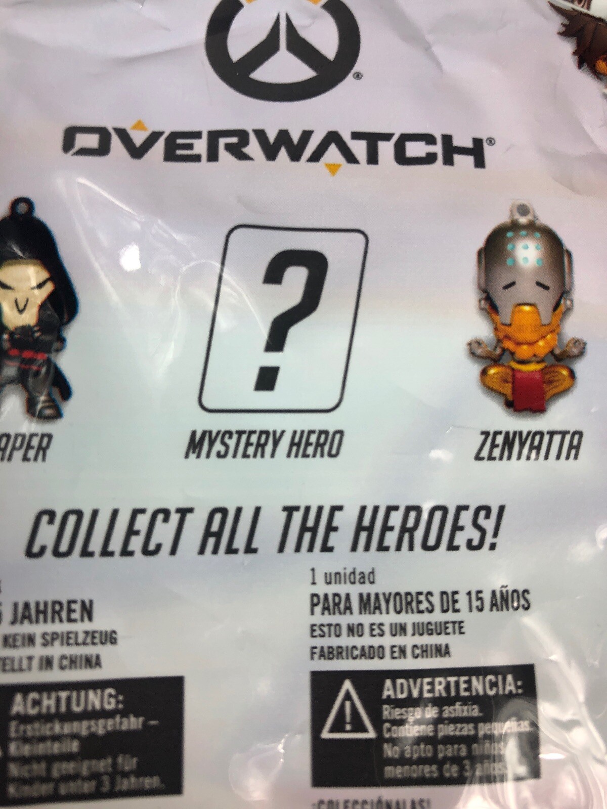 Blizzard Overwatch Backpack Hangers Mystery Pack - Lot of 2