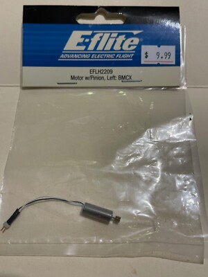 E-Flite: Motor with Pinion, Left: BMCX, EFLH2209