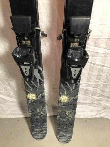 Line Mike Nick Pro Model Twin Tip Skis 171cm Salomon C405 Bindings