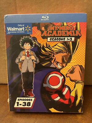 My Hero Academia Season 1+2 Episodes 1-38 - Blu-Ray Box Set BRAND NEW