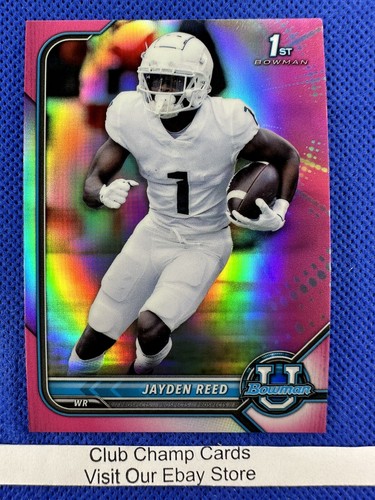 MAPPON REED まりりん 2022 #57 Jayden Reed BOWMAN UNIVERSITY 1st BOWMAN PINK
