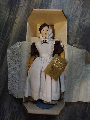 Franklin Heirloom Dolls Mercy of Connecticut 13'' NIB