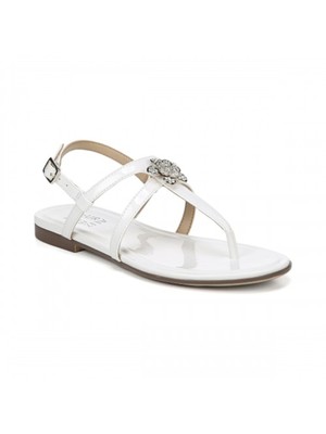 

NATURALIZER Женские белые босоножки-стринги с круглым носком на блочном каблуке Bee Tilly, размер, Белый, G3013S1