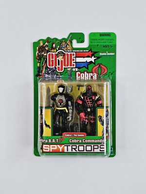 Cobra B.A.T. Commander BAT G.I. JOE COBRA vs Cobra SPY TROOPS MOC New