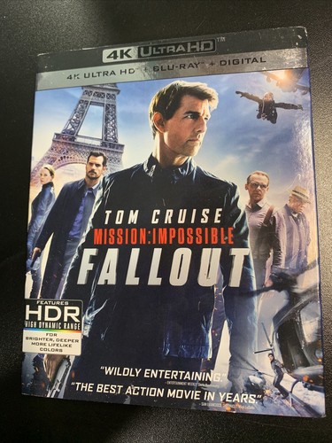 Mission: Impossible-Fallout 4K UHD/Blu-ray/DVD 32429309853| eBay