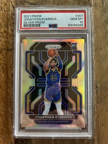 その他 2021-2022 Silver Prizm Jonathan Kuminga 2021-22 prizm Jonathan Kuminga #5 Emergent Silver Prizm PSA