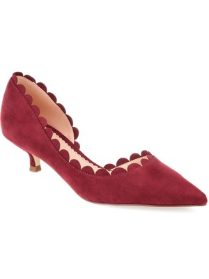 

JOURNEE COLLECTION Женские темно-бордовые туфли-лодочки без шнуровки Dorsay Edge Taavi, 6,5 м, Maroon, TAAVI-PUMP