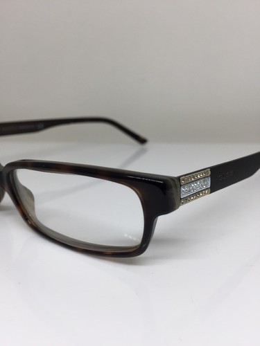Pre-owned Gucci Gg 2939 Eyeglass Gg 2939/strass C. Njj Tortoise & Brown W/ Rhinestones In Clear Demo Lenses