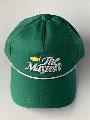 Masters golf Hat green CBS rope style retro logo 2024 pga new