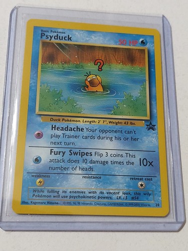 Psyduck Promo #20 Black Star NM WOTC Vintage Pokemon Card