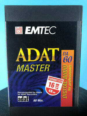 Emtec ADAT6016BIT - ADAT 60 Minute 16 BIT Formatted Extended Digital Audio Tape