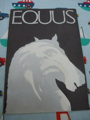 EQUUS BY PETER SHAFFER NATIONAL THEATRE PRODUCTION ALBERY THEATRE 1976 PROGRAMME