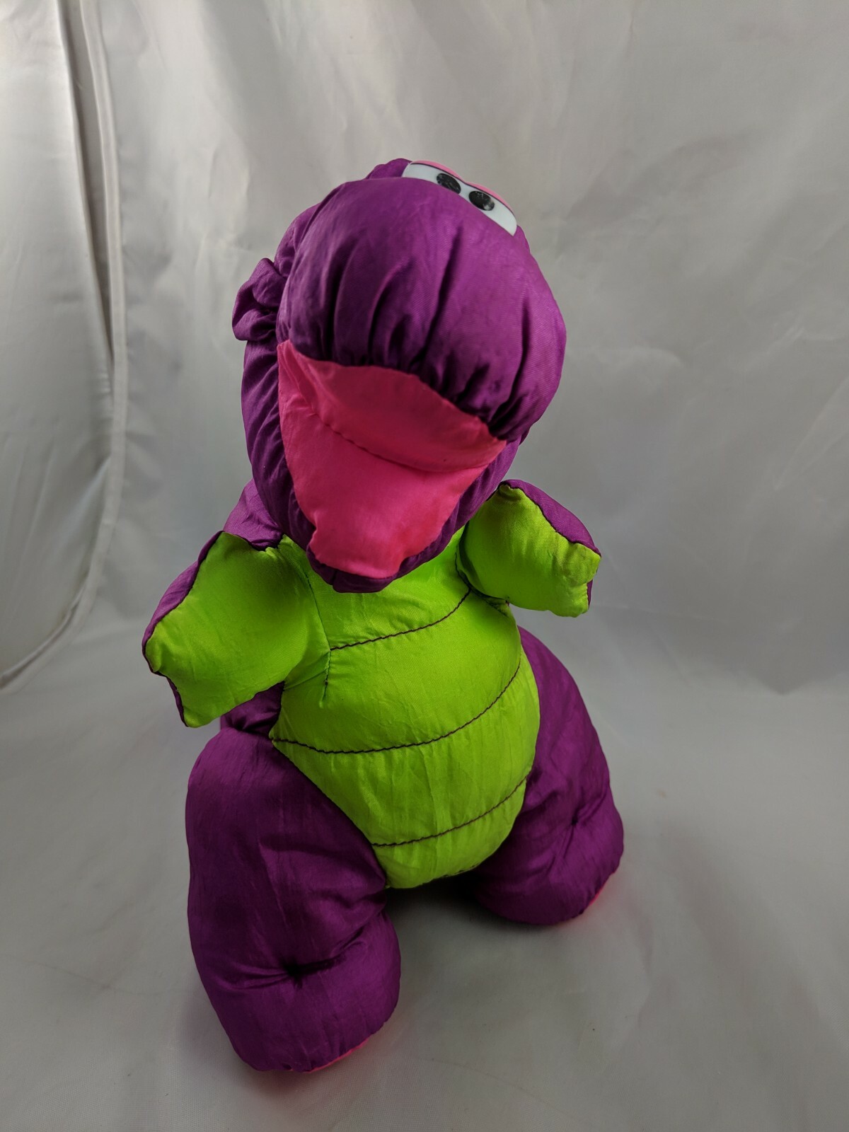 Fisher Price Dinoroars Purple Dinosaur Plush 11