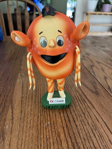 2008 CRAZY CRAB MASCOT SAN FRANCISCO SF GIANTS BOBBLEHEAD SGA | eBay
