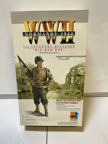 Dragon Action Figure WWII Normandy 1944 Big Red One Sergeant Dragon Action Figure WWII Normandy 1944 Big Red One Sergeant