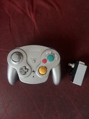 Nintendo Gamecube OEM Wavebird Wireless Controller & Receiver - Tested & Working