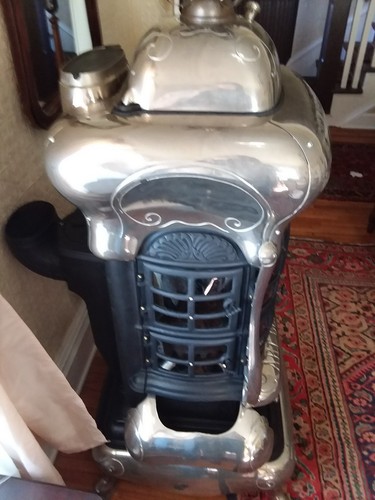 Antique 1886 Art Bengal coal burning Parlor Stove