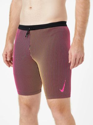 Nike Aeroswift 1/2 Tights Running Shorts - Men's Large $90.00 DM4622 016 Red